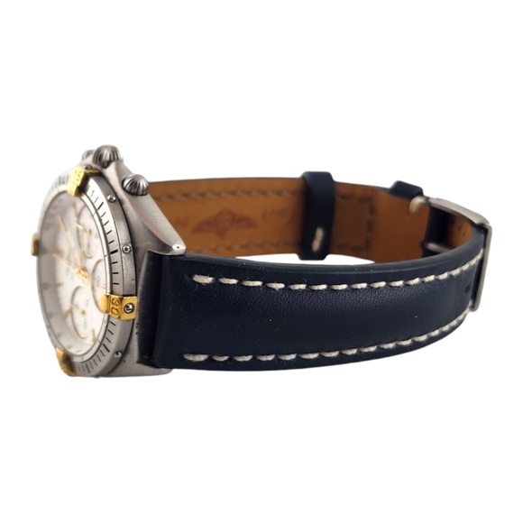 Breitling Windrider Chrono Sextant Watch B55045 White Dial Quartz #19098 - Picture 3 of 11